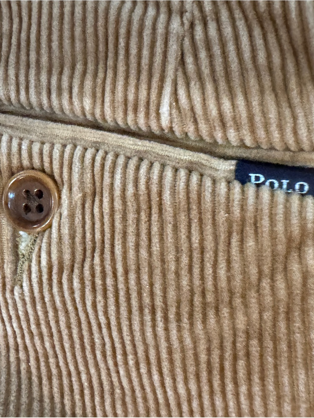 Ralph Lauren Vtg Men's Corduroy Pants in Camel Brown - 36x32 - Picture 10 of 10